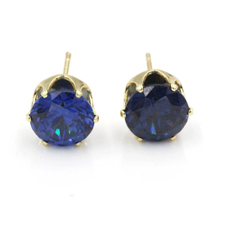 E0110 Korean Style Creative Imitation Zircon Stud Earrings for Women