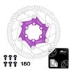 IIIPRO Tarcza Hamulcowa Rotor Rowerowy 140/160/180/203MM Tarcza Hamulcowa Roweru Szosowego Odprowadzanie Ciepła 6 Śrub Pływający Rotor Rowerowy