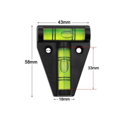 New Level, T-Shaped Level, Pocket Level, Compact Level, Horizontal/Vertical 45 Degrees, Small, Waterproof, Compact, Shatterproof, Air Bubble Detector,