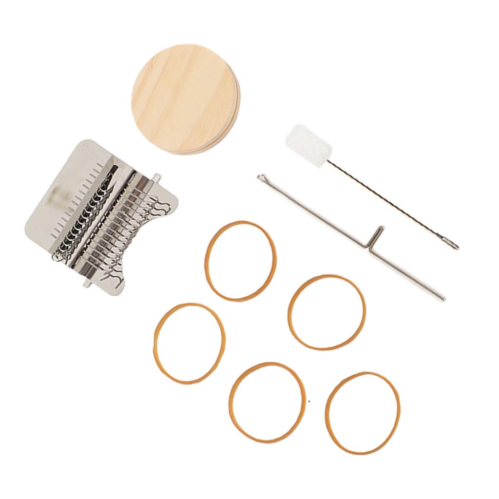 Small Weaving Loom Stainless Steel Pine Household Stitching Mending Tool for Clothes Socks