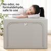 Foldable Oxford Cloth Storage Bin With Transparent Pvc Window For Bedroom Closet Organization