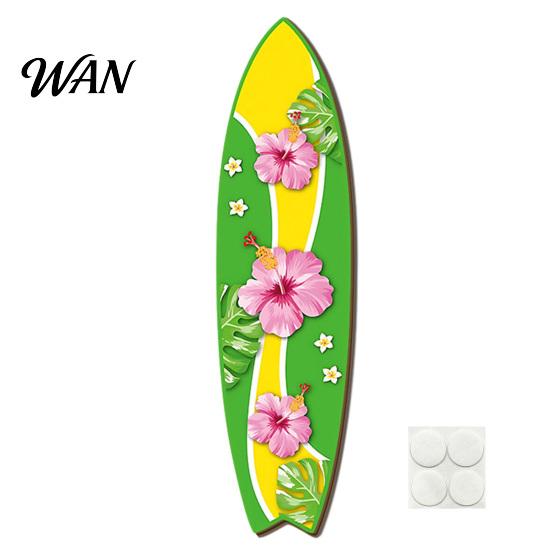 Wasserdichtes Holzschild Hawaiianisches Surfbrett Wandkunst, Tropisches Stranddekor Schild, Sommer Aloha Thema Hängendes Schild Langlebig für Wohnzimmer Kinder