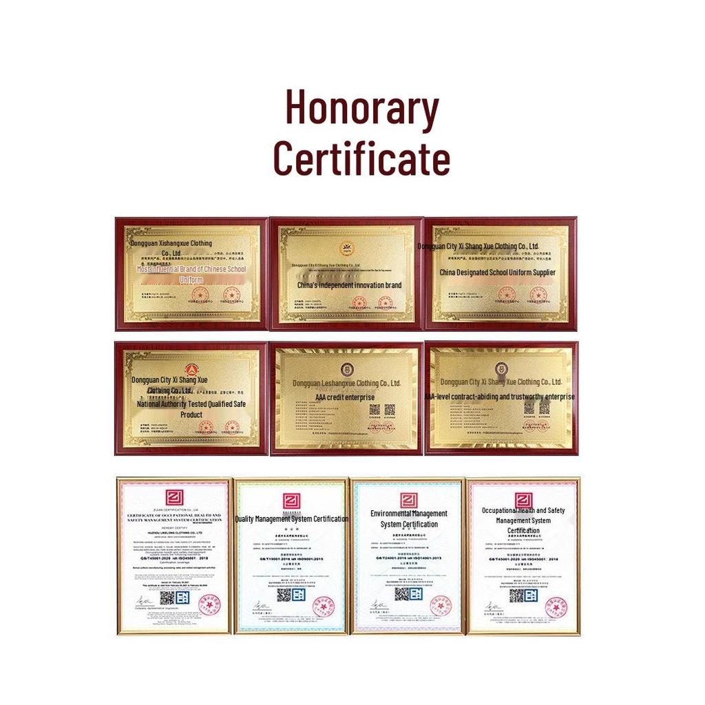 Custom High School Uniform Suits - Autumn/Winter Edition for Middle School Students