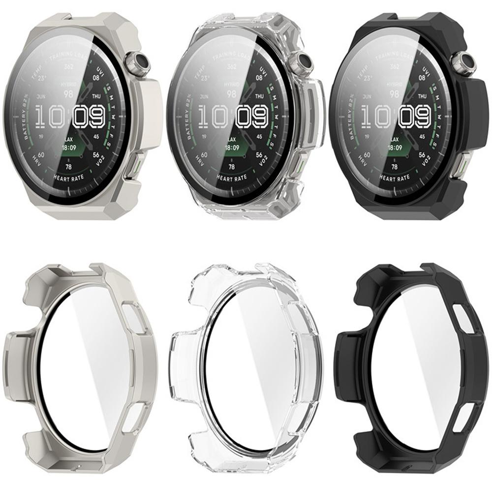Vidrio Templado+Funda Dura de PC Para Amazfit Balance 3 Protector de Pantalla Antiarañazos Cubierta Completa Carcasa Protectora Marco Parachoques