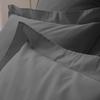 "Julian" Combed Cotton Percale Pillowcase, All Sizes. Pure Cotton - Julian Slate - Pillowcase 50 X 70 Cm Finish