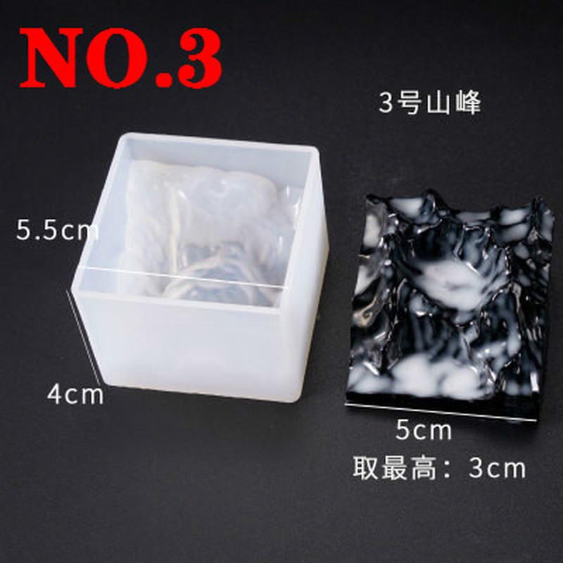 Mountain Peak Shaped Silicone Jewelry Tool Jewelry Accessories UV Resin Mold DIY Craft Decoration Molds