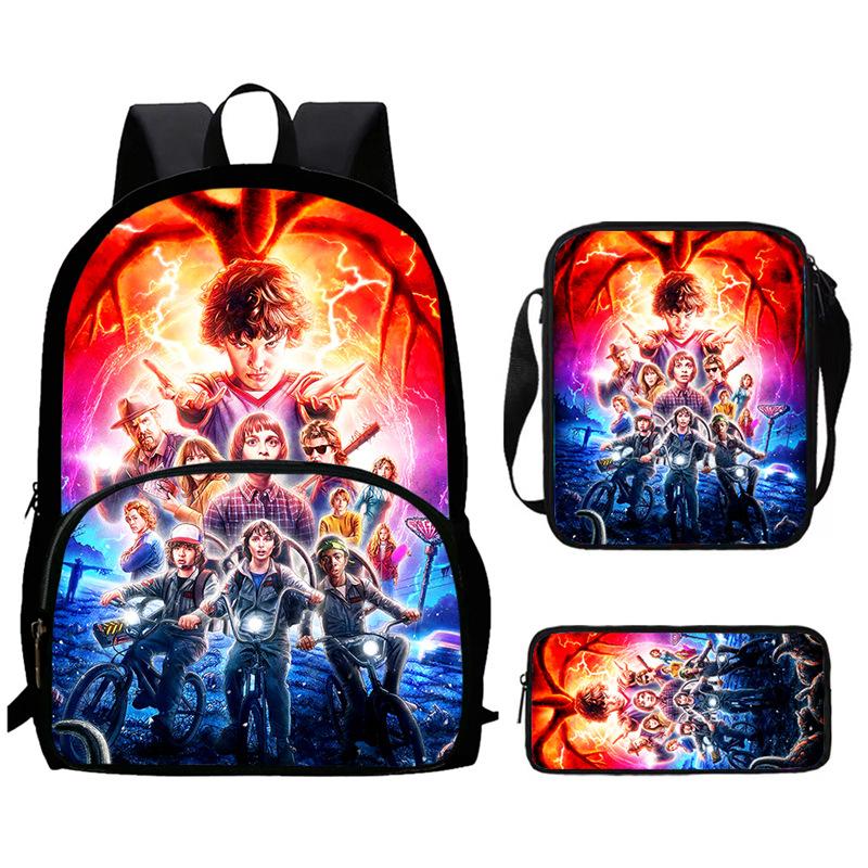 Monster Story Schoolbag High Definition Multi-Function Oxford Lightweight Backpack