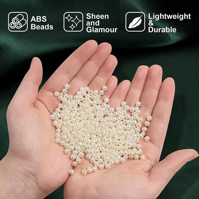 WTEMPO Random Size Artificial Pearls Kit for Vase Filling Wedding Supplies Craft Making Bridal Party Decorations Home Decoration Vase Filler