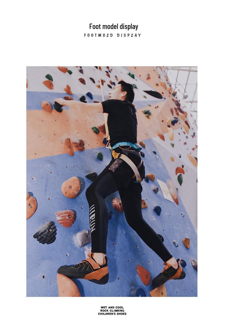 New Beginner-Friendly Non-Slip Lightweight Rock Climbing Shoes - Anti-Fall & Wear-Resistant.