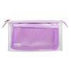 Sunstar Stationery Clear Light S2321572 Pouch, Mitte, Purple,