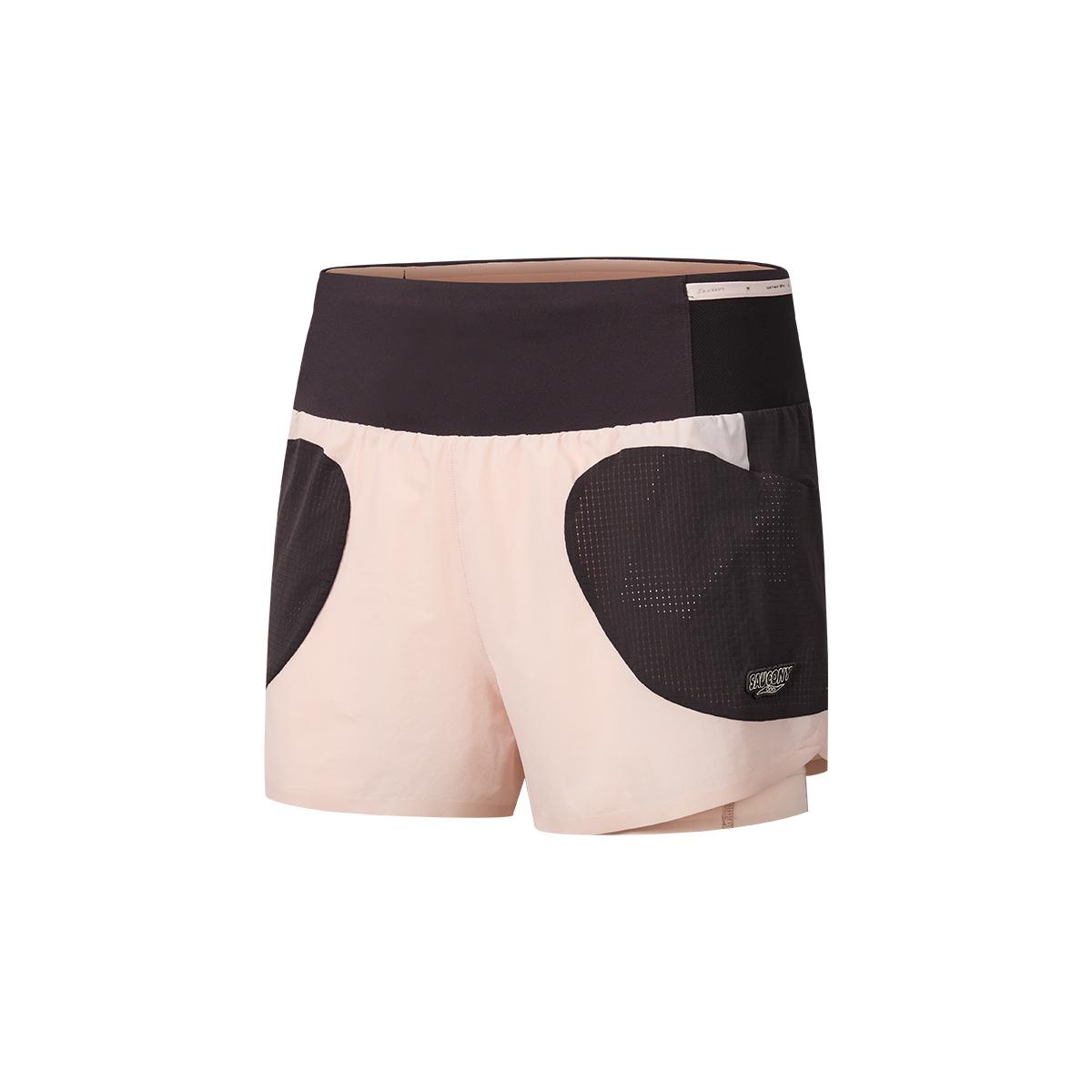 

Saucony Nathan Bell Series Running Training Fashion Simple Comfortable Versatile Breathable Sports Shorts Women shorts Sumei-Pink SA1259DP41C-PK043