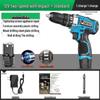 Rechargeable Multi-Function Electric Hand Drill with Impact and Screwdriver Features