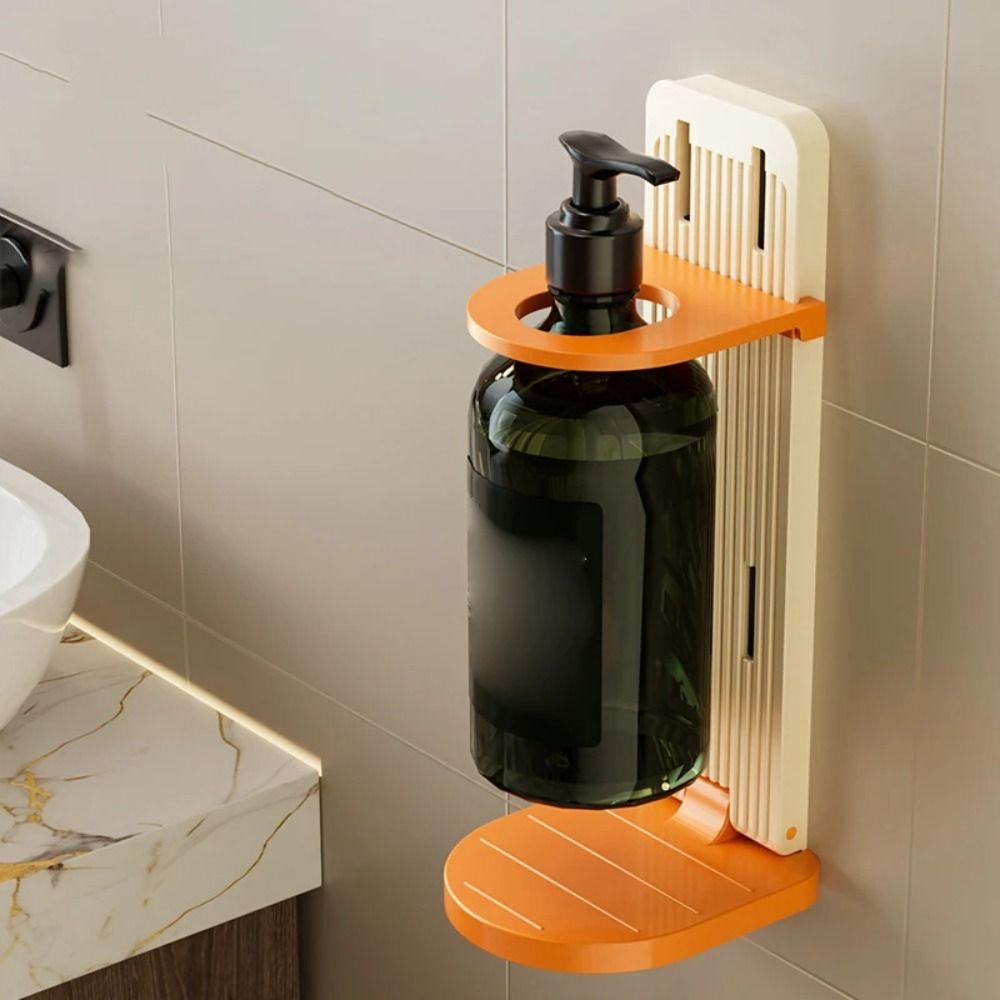 Foldable Shower Rack Adjustable Shampoo Bottle Holder Multi-Purpose Body Wash Storage Rack