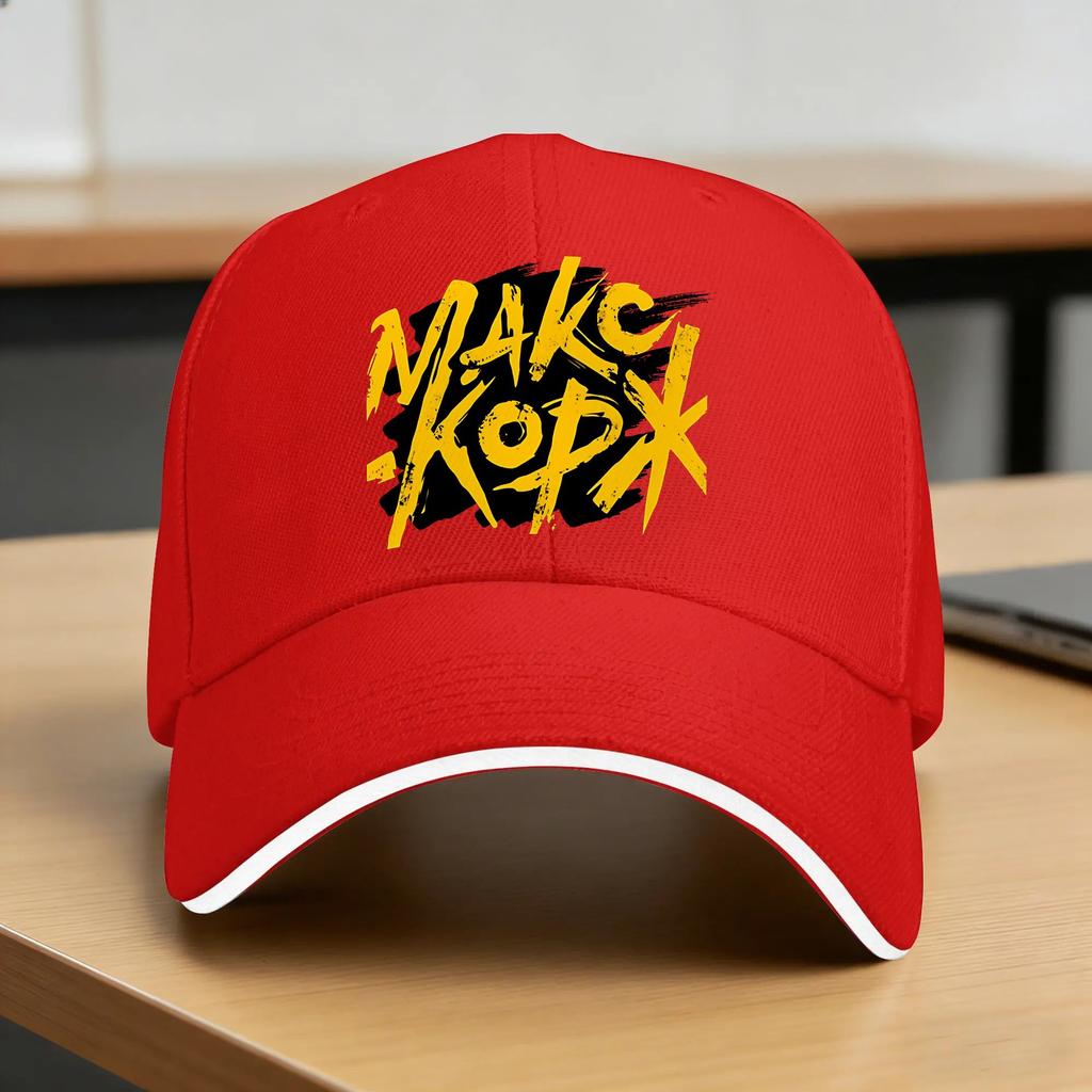 Max Korzh Fan Baseball Cap FeUnisex Unisex Print Hip Hop Hats Summer Fashion Outdoor Sports Sunscreen Snapback Cap