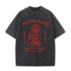 Washed Vintage T-shirt Kill Bill Movies Tshirt  Women Fashion Oversized Streetwear Male Casual Cotton Short Sleeve T Shirts