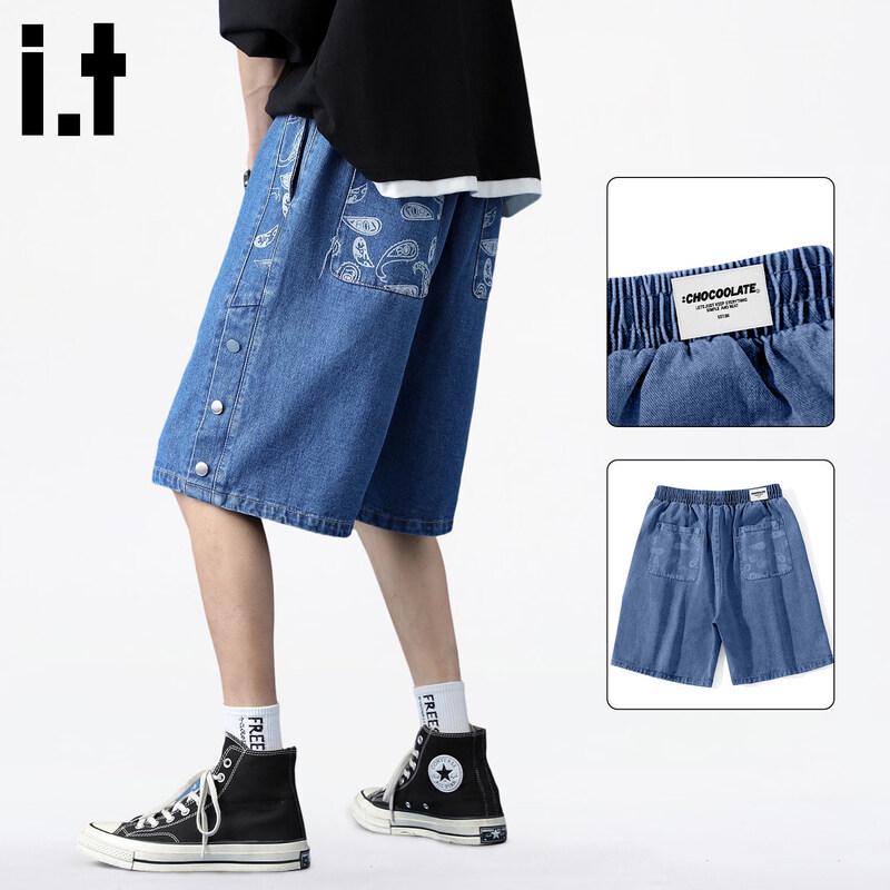 Men s Relaxed Fit Denim Shorts L