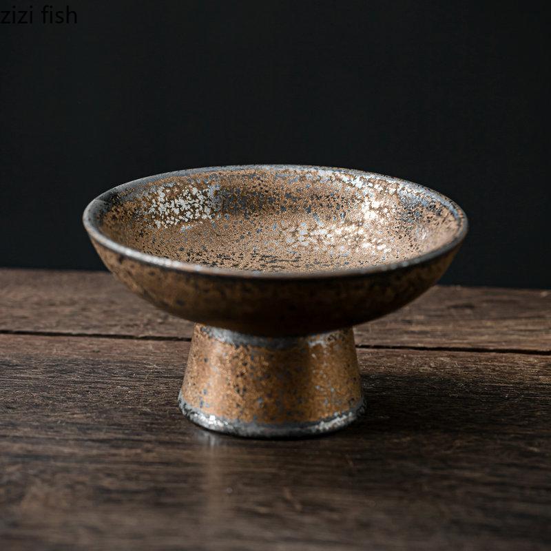 Farfurie Ceramică Picioare Înalte Tavă Răcoritoare Farfurie Fructe Tavă Gustări Formă Tort Suport Tort Farfurii Dim Sum Bol Desert Farfurii Servire