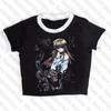 ClothingTopsTop2000s Female Harajuku Trashy Anime Short-sleeve Girls Summer Y2k