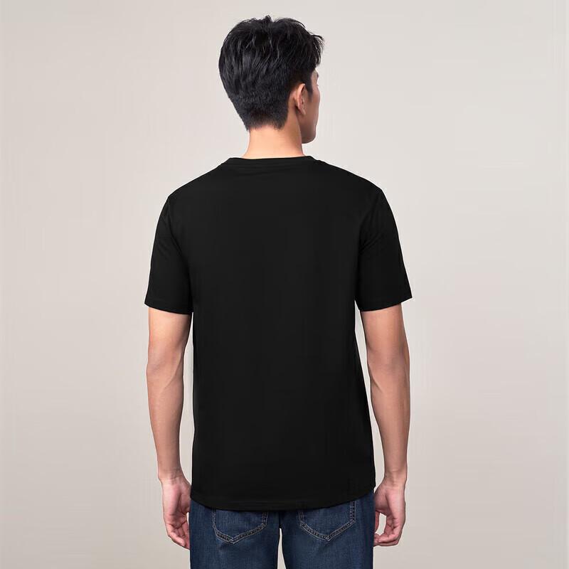 HLA Men's Embroidered Business Casual Short Sleeve T-Shirt