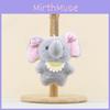 Cute Elephant Plush Toy With Short Pile Velvet Material And Hanging Decor For Bags And Home Decor