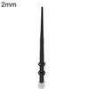 Black Straight Acrylic Cone Shape Ear Expander Stretcher Taper Plug Device