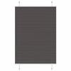 VidaXL Store Plissé Noir 85x100 Cm Largeur Du Tissu 84,4 Cm Polyester, Window Pleated Blind, Accordion Blind, Blind 4015123