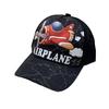 Airplane And Tank Cartoon Prints Baseball Cap With Uv Protection For Spring Summer Play