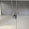Unique Multicolor Grape Skewers Necklace Long Length Adjustable Collarbone Rope Chain Casual Simulation Fruit Pendant Gift