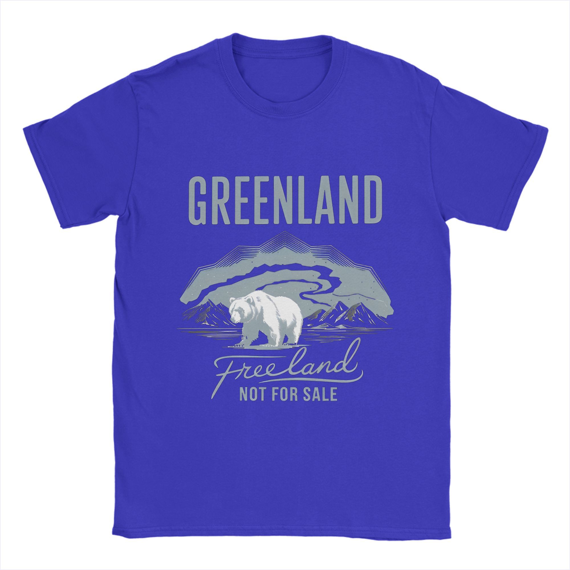 

Greenland is Not For Sale Cotton T-Shirt For Men s Summer T Shirts O-Neck Hip Hop Tee Shirt Oversized Casual Clothing 3XL