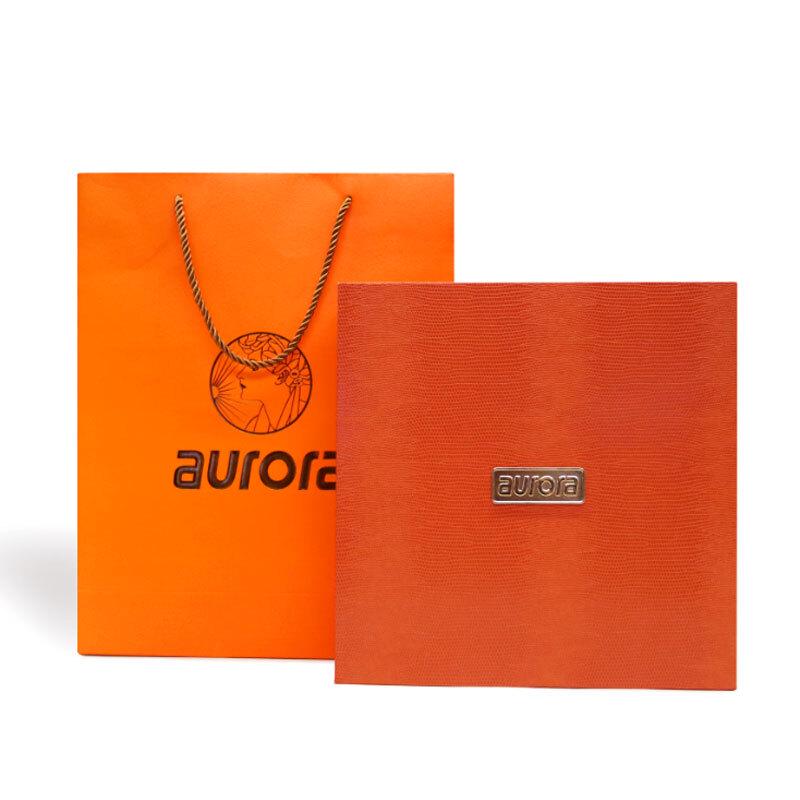 Aurora Silk Scarf & Brooch Gift Set