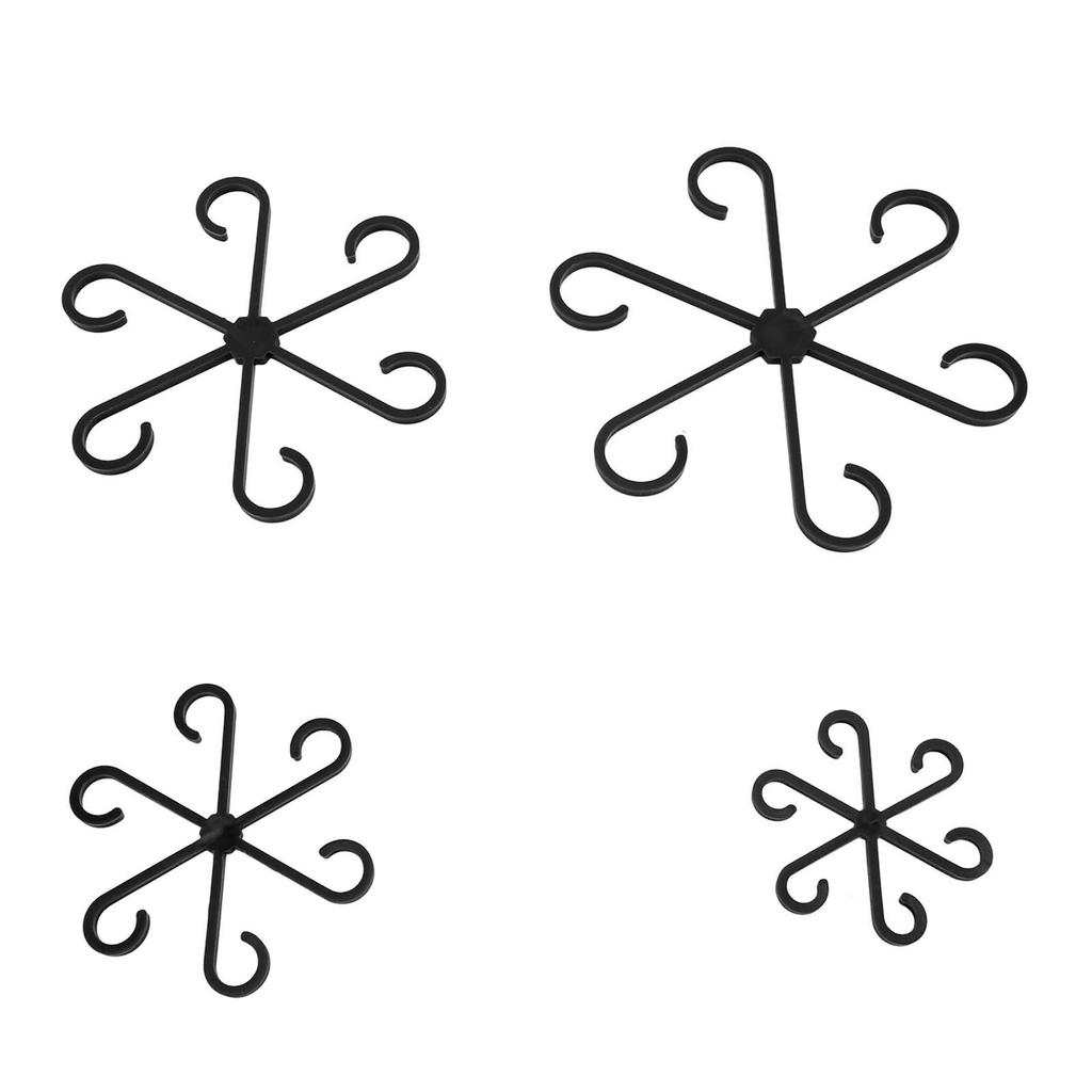 4Pcs Plants Stem Holders Set 4 Different Sizes Waterproof Reusable Portable Vine Support Clips for Climbing Plants