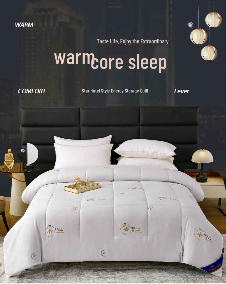 Hilton Energy-Storing Warm Quilt Blanket for All Seasons