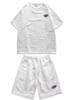 Men's High-End Summer Casual Two-Piece Set: Short-Sleeve T-shirt & Shorts
