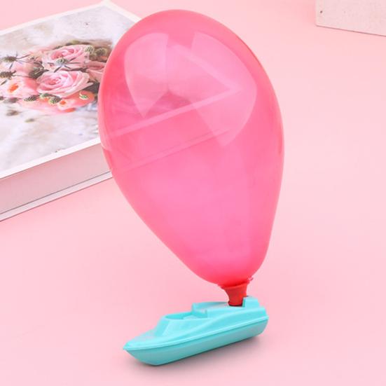 Yousheng 20Pcs Balloon Powered Boat Toy with 60 Balloons Educational Mini Ship Race Toy Children Science Experiment Exploration Classroom Learning Toy