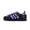 Adidas Originals Superstar 2 Leather Low top Skateboard Shoes Women's Black Purple JH9977(Team1704-SBOX)