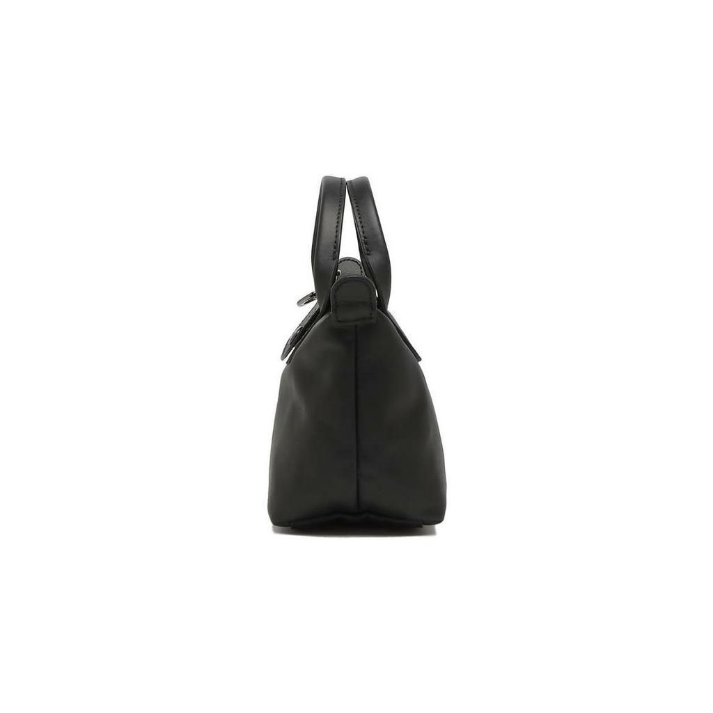 Longchamp Le Pliage Xtra 17 Button Zipper Closure Leather Dumpling Shoulder Tote Mini Women bags Black 1500987001