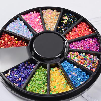 Diamonds Dazzling Tips Nail Sticker Sequins Colorful  Decoration