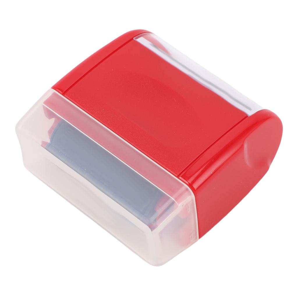 ID Protector Ink Roller Stamp Portable ID Confidential Security Roller with Refill Inks for Invoices Authorization Documents