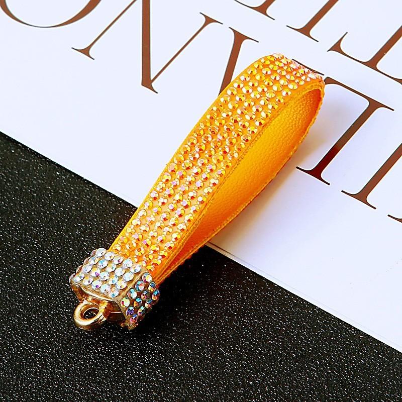 Colored Leather Keychain Rope Pendant Bag Decoration Fashion Gifts Ornament