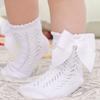 Sommer Mesh Neugeborenen Baby Mädchen Socken Mode Bogen Dünne Socken für Mädchen Infant Kleidung Zubehör Weiß Rot Farbe 0-5Year