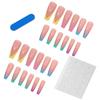 Long Ballet Color French Wear Nail Art False Nail Art Patch Nail Film Waterproof Removable Nail Film