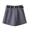 Damen High-Waist A-Linien Anzugshorts, Frühling/Sommer 2025 - Vielseitig, Locker, Schlankmachend, Weitbeinig, Casual Stil.