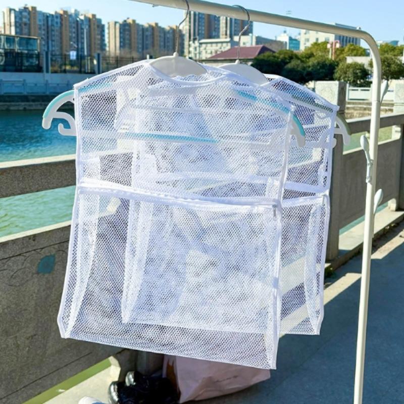 1Pcs Sneaker Wash Bag Durable Fabric Thick Layer Laundry Bag For Shoes Clothing Airing Drying Net Bag Reusable