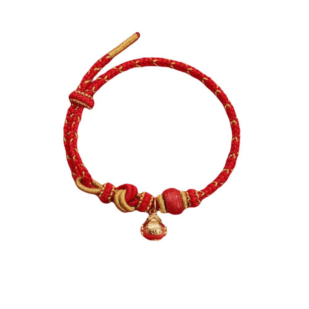 Calabash Zodiac Horse Bracelet Year of The Horse Chinese Red Handrope  Chinese New Year