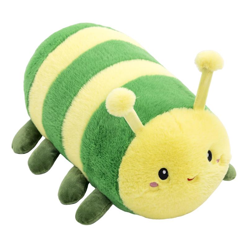 Cute Bee Ladybug Plush Toys High Quality Stuffed Dolls Sleeping Cylindrical Pillow Soft Sofa Decoration Birthday Gifts For Kids