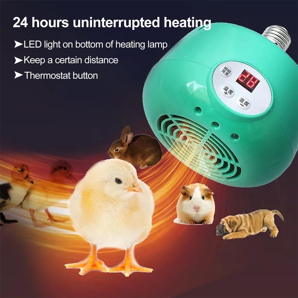 Satın alın Fireproof Pet Heat Lamp, Livestock Heating Light Fan