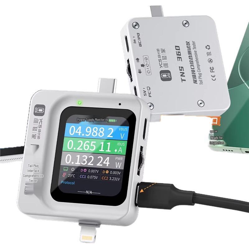 TNS360 Mobile Phone Tail Plug Tester - 3-in-1 Auto Scan Detection (30V)
