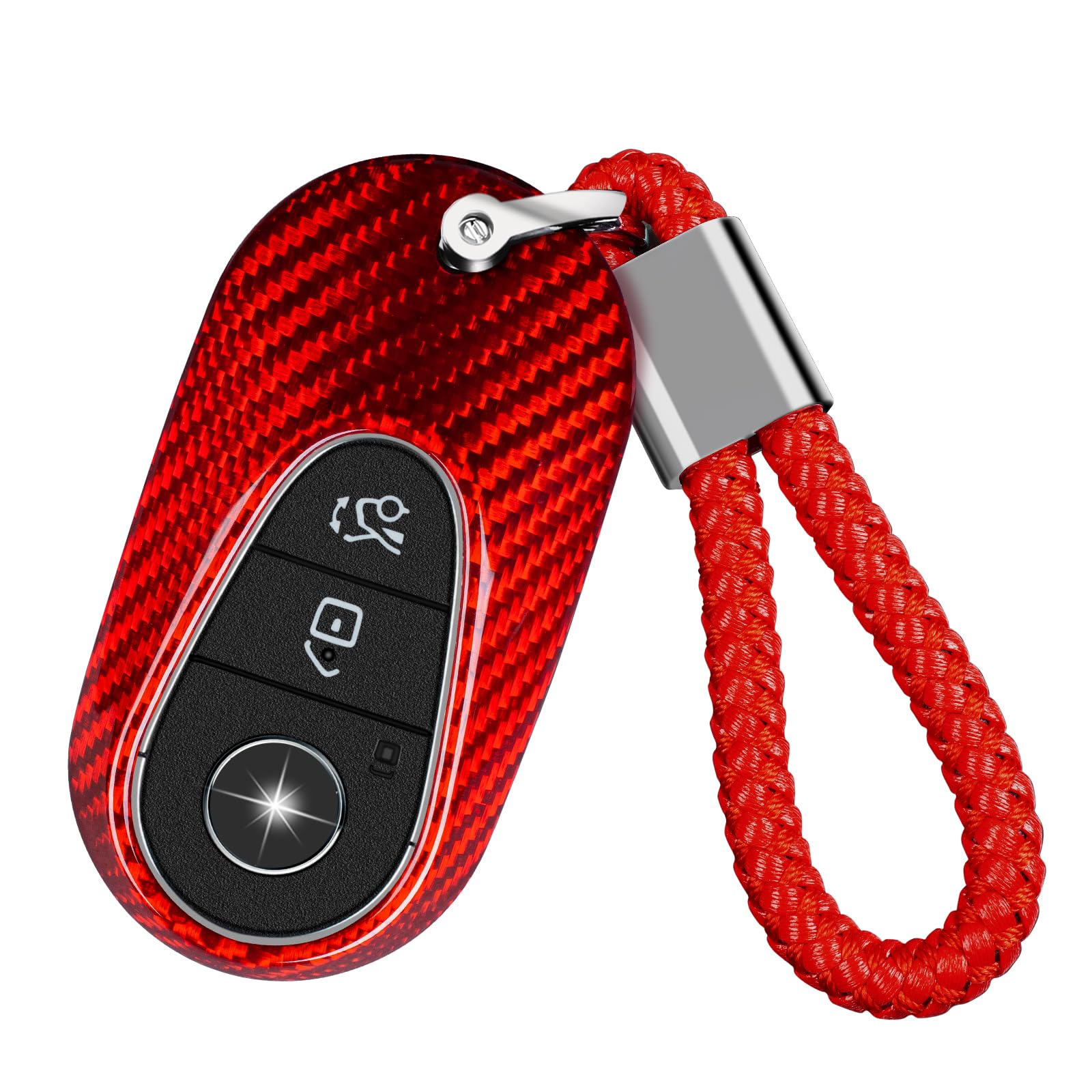 

Ключ-брелок Карбоновый чехол для ключа с брелоком для C260 [T-carbon] Mercedes-Benz Чехол, G-Класс, E-Класс, S350, S400, S450, S500, (2020-2022)