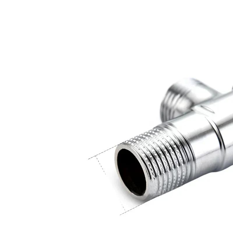Brass Extended Angle Thickening Water Stop Valve Water Heater Valve Household Switch Water Heater Faucet Toilet Corner JF712