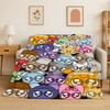 Coperta morbida in flanella per il gioco Music Sprunki Incredibox, Coperta accogliente per letto, Divano, Divanetto, Camera da letto, Soggiorno, Viaggio, Picnic bambini